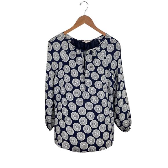 Tory Burch Silk Medallion Blouse - Picture 1 of 7